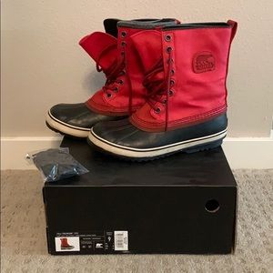 Sorel Womens 1964 Premium CVS Waterproof Red Boot